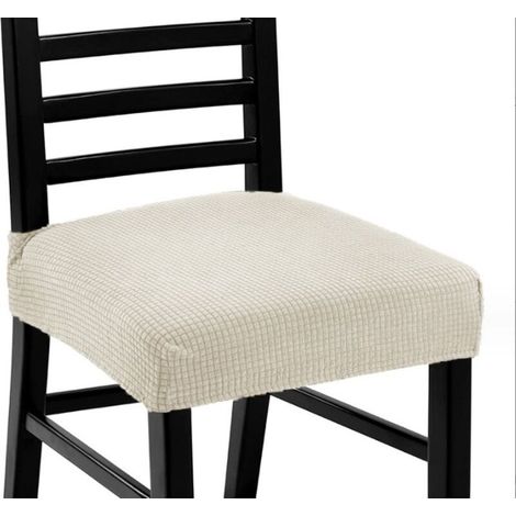 Housse de chaise beige, housse de salle à manger universelle - Sp