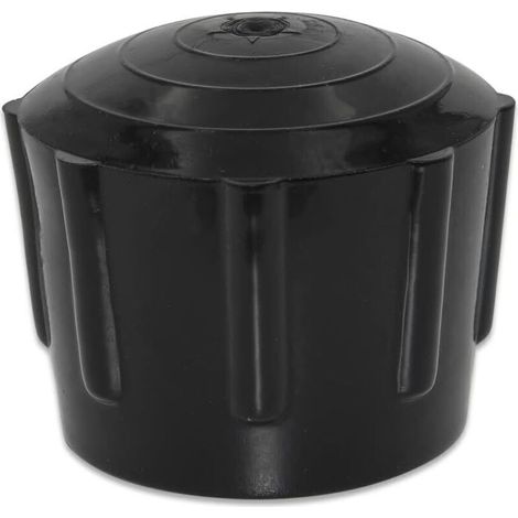 Protectores de suelo de goma antideslizantes para muebles redondos – Paquete de 4, 35 mm de diámetro, color negro