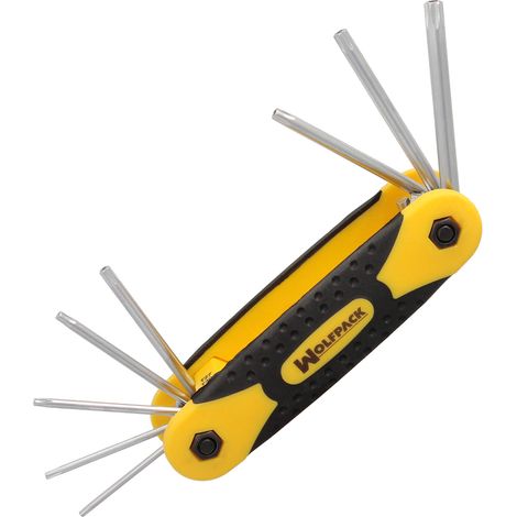 Set di chiavi Torx pieghevoli da 8 pezzi a prova di manomissione (1/5)