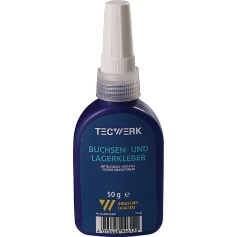 TECWERK Buchsen-/Lagerkleber hf.mv.grün 50g Flasche TECWERK