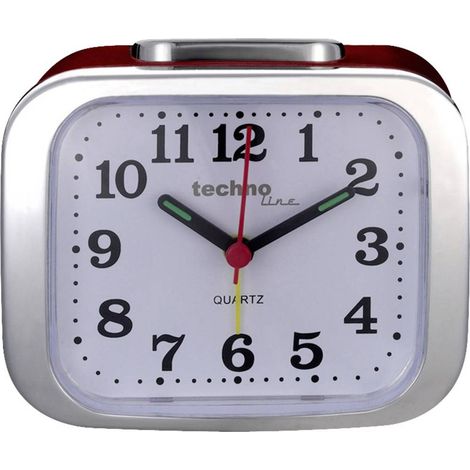 Techno Line Model XL rot à quartz Réveil rouge Heures de réveil 1 1 minuterie S822631 (1/4)