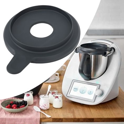 Tapa multifuncional para el recipiente de Thermomix TM5 TM6 - Nylon y silicona - 325 g - Conserva los nutrientes (1/5)