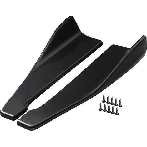 Paar universelle Heckstoßstangenschutzleisten für Autos, 48 cm, Heckeckenschutz, Autozubehör (schwarz) (1/5)
