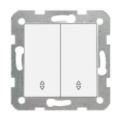 Conector doble para escaleras Karre, blanco / 90963617