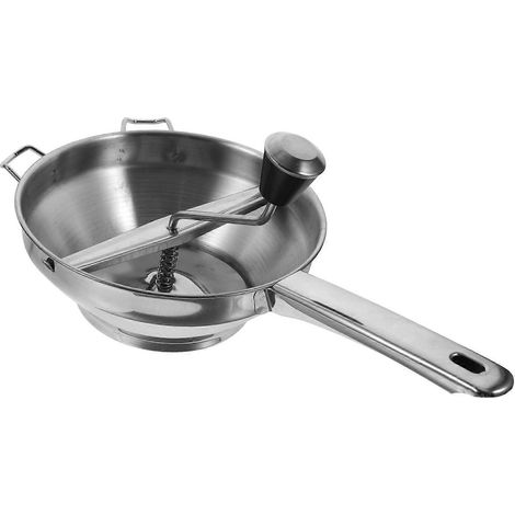 Broyeur à pommes de terre manuel en acier inoxydable, outil pour faire de la purée, convient aux fruits et légumes. (1/5)