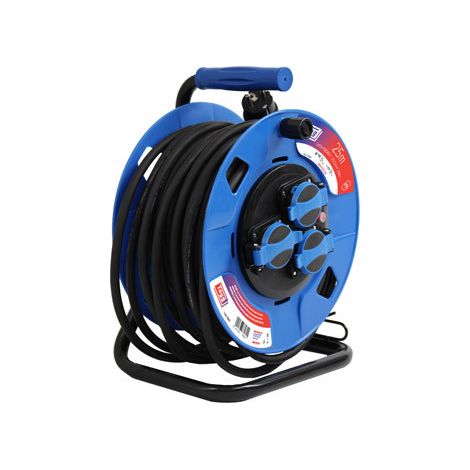 ENROULEUR 3T EXTENSIBLE H05RR-F 3G1,5 IP55 - 25 M