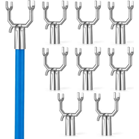 Lot de 8 Supports pour Branches d'Arbres Fruitiers - Tuteur Fourche Alliage Aluminium Anti-Neige Anti-Vent, Léger et Robuste, Support Arbre et Vigne, Outil de Jardinage Efficace (1/5)