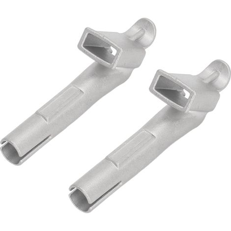 Buse de soudage à large bouche rectangulaire, outils de soudage en plastique en acier inoxydable, accessoires de pistolet de remplacement 2 pièces (1/5)
