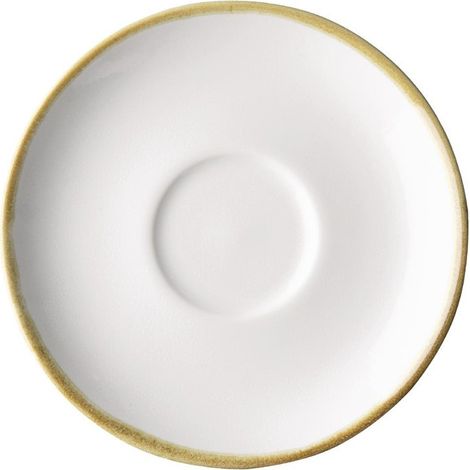 Soucoupes Couleur Craie Pour Tasses À Espresso Kiln 140mm (Lot de 6) - Ref FB989 - Olympia (1/5)