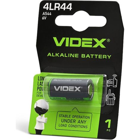 1 Stk. Leistungsstarke Videx A544 4LR44 6V Alkaline Batterie