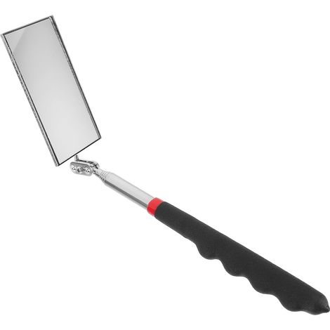 Miroir Télescopique D'inspection Mécanique Portable et Facile à Transporter en Plastique Noir Visibilité Claire et Détaillée en Milieu Automobile (1/5)