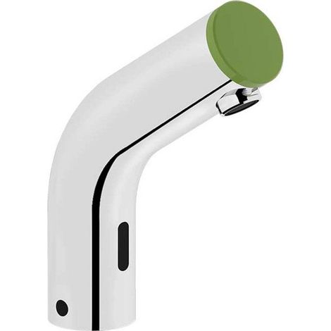 Robinet sans contact - VitrA A47188 - Inox chromé - Embout vert - Pour enfants