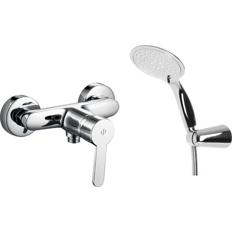 Grifo de ducha con mezclador monomando Sion Cromo GME (1/2)