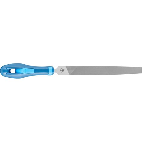PFERD 11216158 Werkstattfeile Flachspitz Hieb 3 inkl. Ergonomie-Feilenheft für Feinbearbeitung & Sch (1/3)