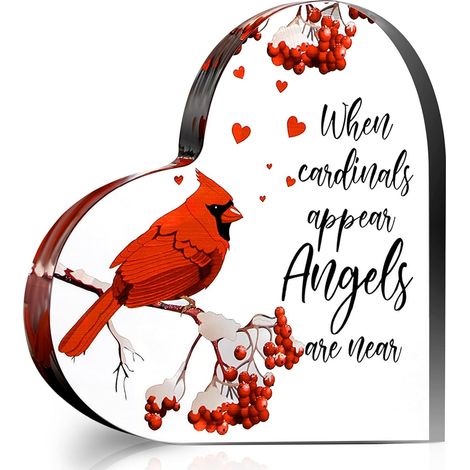 Plaque cœur acrylique souvenir familial, décoration élégante, idée cadeau papa maman sœur(15 cm) (1/4)