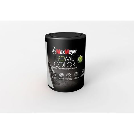 MaxMeyer Idropittura Colorata Superlavabile per Interni, Silver, 0.75L (1/4)