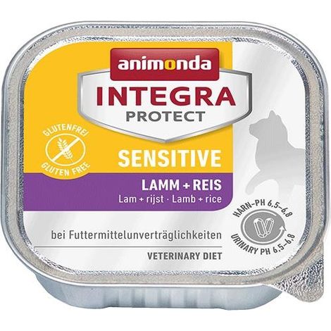 Animonda Integra Sensitive Cordero para gatos - alimento húmedo 100 g para estómagos sensibles
