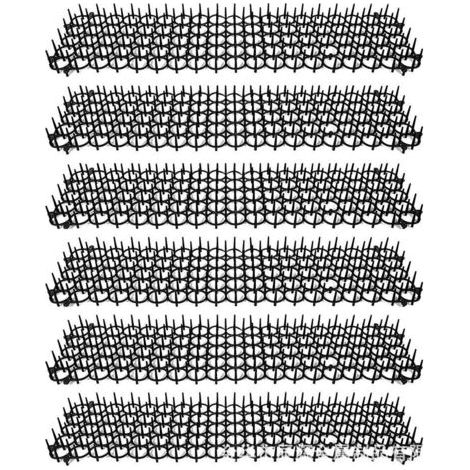 Tapis de chat avec pointes, tapis de dissuasion humain pour chats et chiens, réseau anti-chats, bande de picotement, filet de protection pour extérieur, jardin, ferme(8 PCS ) (1/5)