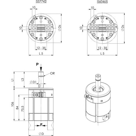 Format Greifer pneumatisch o. Ausgleichseinheit AMF (1/3)