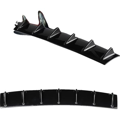 Diffuseur de pare-chocs arrière, plastique ABS, longueur 86 CM, ajustement universel, style aileron de requin, installation professionnelle recommandée (1/5)