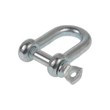 Gerader Schäkel M6 verzinkt 6x12x24mm D0 100kg