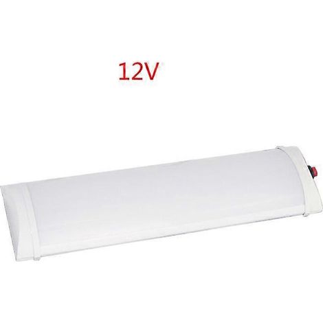 Tube lumineux intérieur 10W 72 LED pour caravane, camping-car et mobil-home, plafonnier. (1/5)