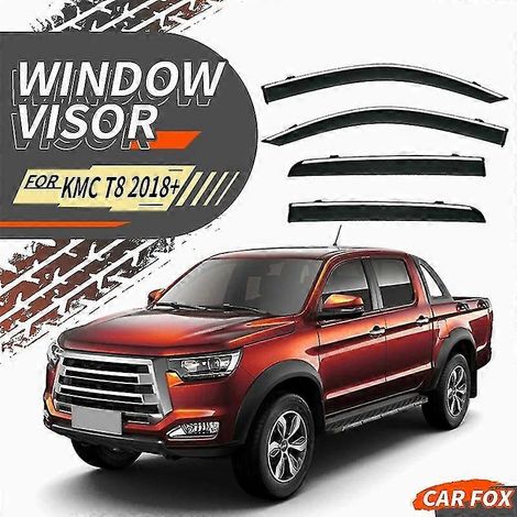 Déflecteurs de pluie et de pluie pour vitres de voiture KMC T8 2018-2025 (lot de 4) (1/5)