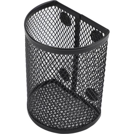 Magnetischer Stiftehalter aus Metallgewebe, halbkreisförmig, multifunktional, großes Fassungsvermögen, Aufbewahrungskorb für Schreibwaren, geeignet für Zuhause, Schule und Büro, 1 Stück (1/5)