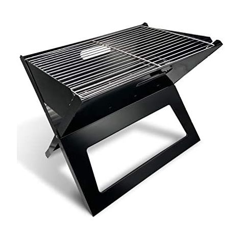 Maleta plegable portátil con parrilla de 45x30x35 cm.