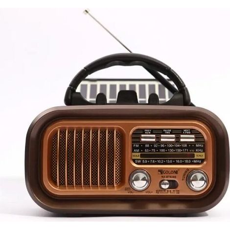 Radio Portable  - Multi-fonction - Bluetooth - Tri-band - Haut-parleurs de haute qualité (1/4)