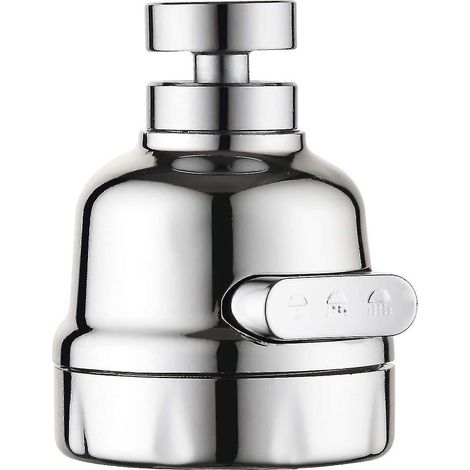 Robinet de cuisine rotatif à 360°, jet haute pression, tête de robinet mobile, 3 modes (1/5)