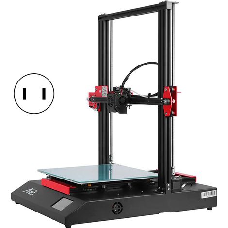 Imprimante 3D écran tactile couleur 3,5 pouces, grand format, nivellement automatique, préassemblée à 95%, alimentation 110-220V, prise US (1/5)