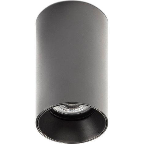 Faro Barcelona – Plafonnier noir mat GU10 – Aluminium – IP20 – Pour espaces intérieurs – 43747