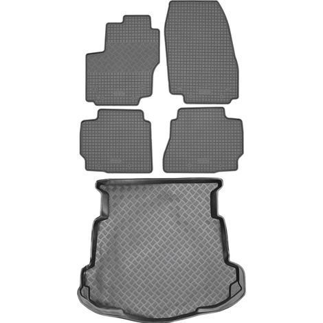 Juego de alfombrillas de goma para coche y alfombrilla para maletero para Ford Mondeo IV Sedán (2007-2014). (1/5)