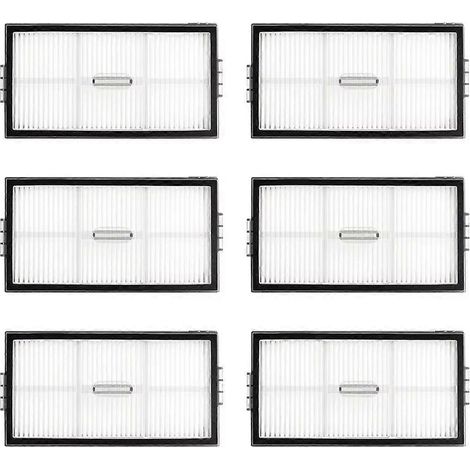 Filtres HEPA lavables, accessoires et pièces détachées pour aspirateur robot Roborock G20S Ultra/Saros 10R/Saros Z70/Qrevo CurvX (lot de 6) (1/5)
