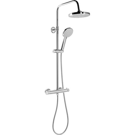 Aqualine Brausen - Duschset Liga, mit Thermostat, Chrom SL533