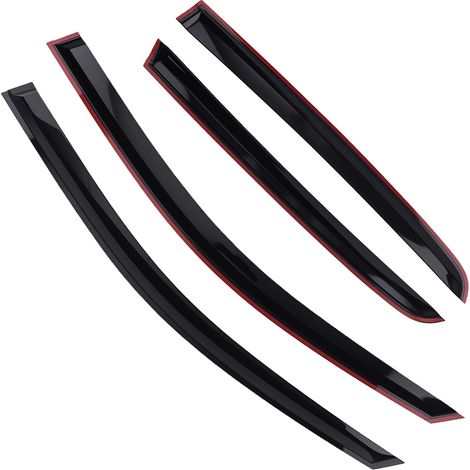 Window Rain Guard Deflectors for VW Golf 7 MK7 2012-2020 Hatchback 4pc Black (1/5)