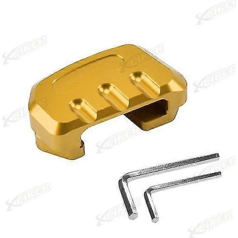 Mittelständer-Verlängerungsplatte aus CNC-gefrästem, eloxiertem Aluminium für Honda PCX 160/150/125 – Gold