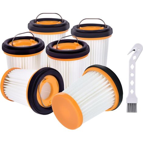 Filtre d'aspirateur Rebirthcare pour Shark ION W1 S87 WANDVAC WV200 WV201 WV205 WV220, 6 filtres en tissu HEPA réutilisables, compatible avec la pièce XHFWV200 (1/5)