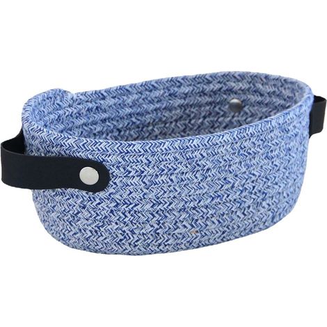 Panier De Rangement - Corde De Coton Écologique - Pour Salle De Bain Cuisine Bureau - 1 Pièce (1/5)