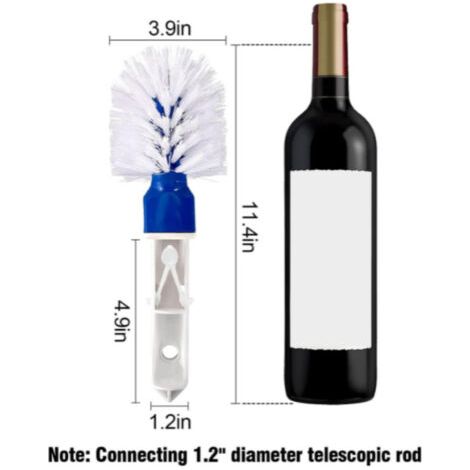 Brosse de Nettoyage pour Piscine, Spa, Jacuzzi, Salle de Bain et Cuisine – Usage Polyvalent sur Toutes Surfaces (1/4)
