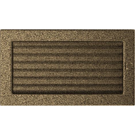 Vent Cover 17x30 black and gold with blinds (1/4)