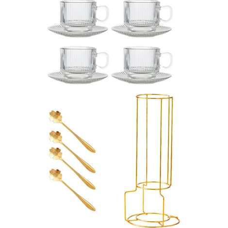 Le migliori tazze da caffè in vetro da 160 ml con piattino e - UNA (1/2)