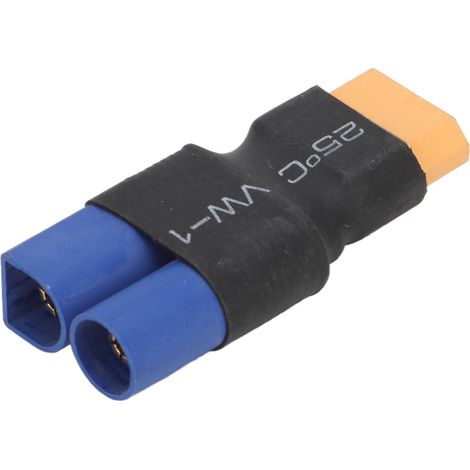 Adaptateur de Batterie RC XT60 Femelle vers EC5 Mâle - Connexion Sécurisée pour Modèles Voiture, Drone et Bateau (1/5)