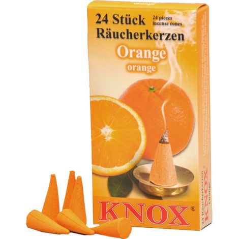 Knox Räucherkerzen - Orange 24 Stück Räucherwaren
