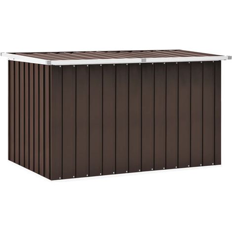 Boîte de rangement de jardin Marron 149x99x93 (1/5)