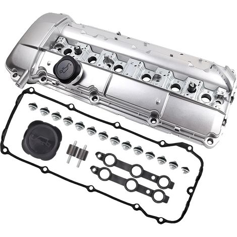 Ventildeckel, Aluminium-Material, kompatibel mit M52 2,5L & 2,8L, direkter Ersatztyp, inklusive Dichtung & Zubehör, OE-Qualitätsleistung (1/5)