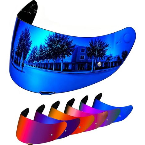 K1s Visor for K1 Helmet K3SV Tinted Visor Replacement Face Shield Compatible with K1 K1s K3SV K5 Deep Blue (1/5)