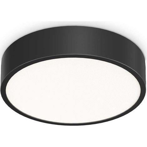 Ideal Lux RAY Integriertes LED-Halbbündiges Licht, Schwarz, 2000 lm, 3000–4000 K, IP44 (1/2)