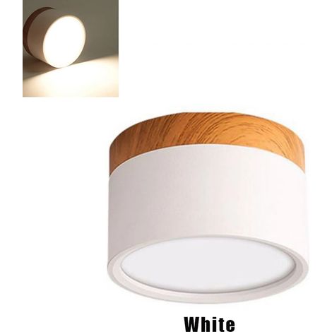 spots encastrés au plafonddirigéLampe tricolore blanche 12W à montage en surface (1/5)